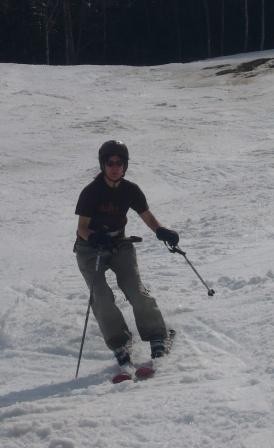 kathy skiing t shirt