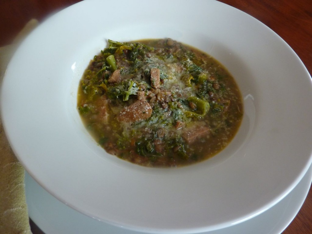 lentil and sausage soup luxury villa rental italy italiaoutdoors food and wine