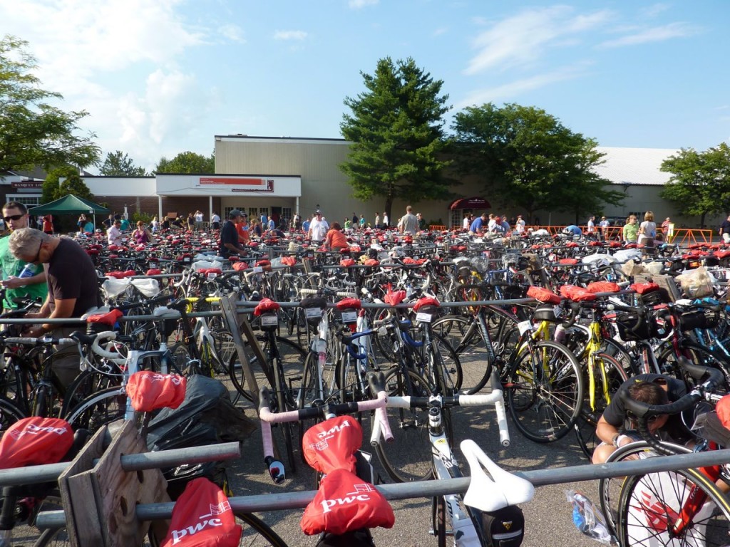 bikes at start bike tours italy