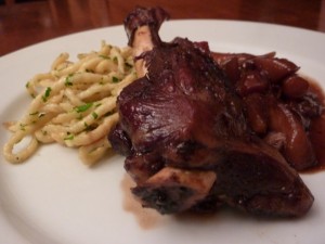 Stinco di Agnello Brasato - recipes from Italiaoutdoorsfoodandwine