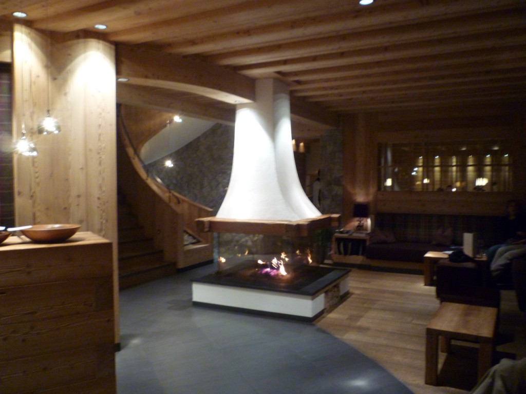 lounge with fireplace luxury ski holidays italiaoutdoorsfoodandwine