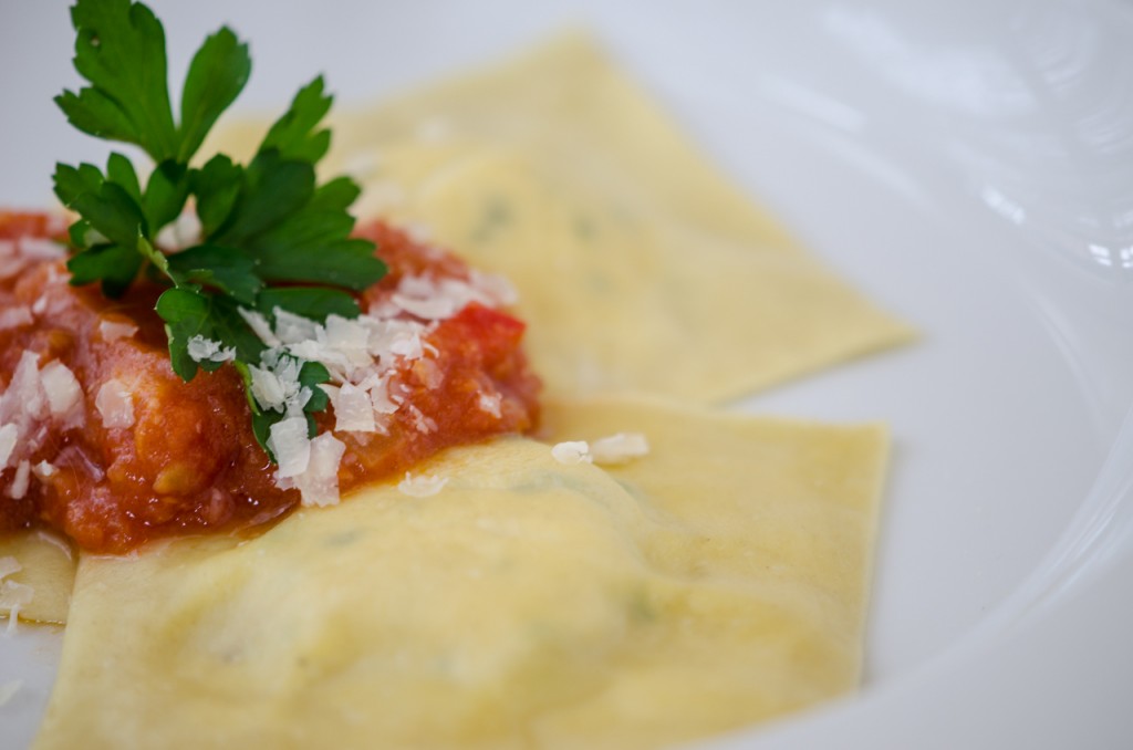 finished cheese ravioli cycling tours dolomites italiaoutdoors food and wine