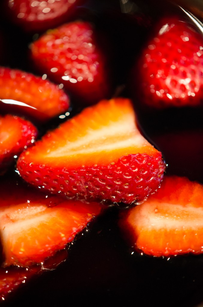 strawberries in balsamic luxury bike tours italy italiaoutdoors food and wine