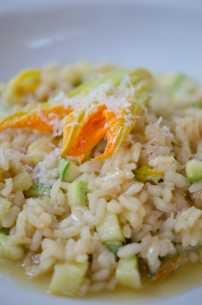 Risotto con Zucchini, Fiori di Zucchini e Prosecco | Italian Food, Wine ...