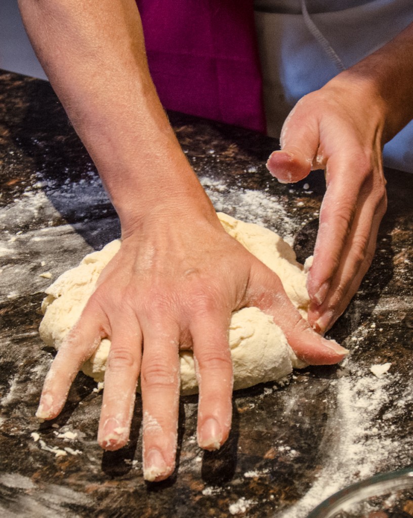 kneading torta dough cycling tours umbria italiaoutdoors food and wine-2