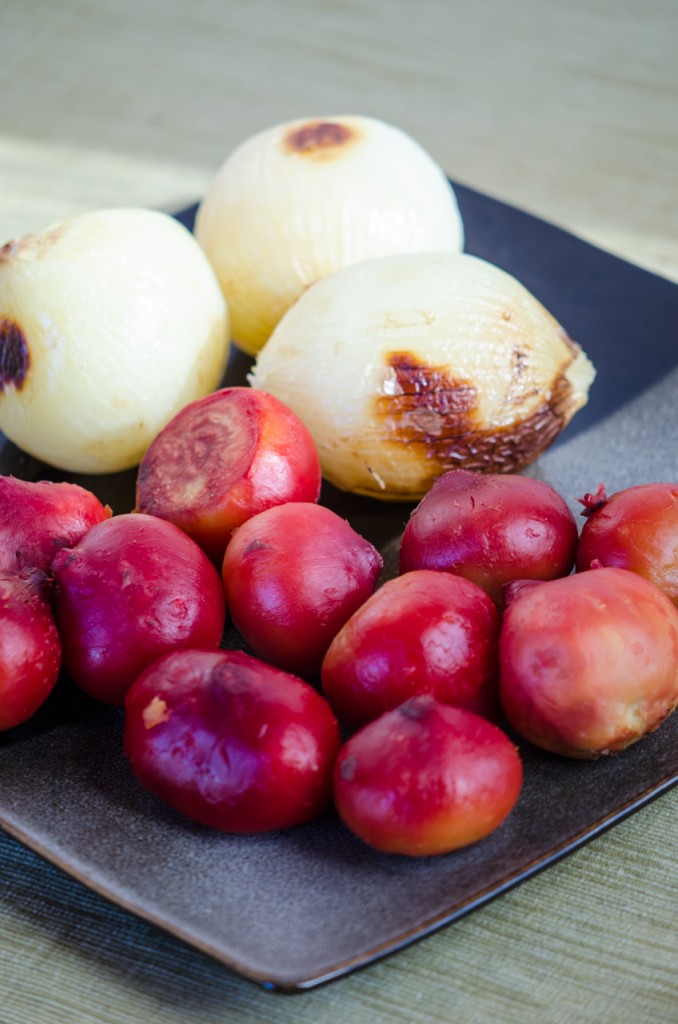 roasted beets and onions ski holidays dolomites italiaoutdoors food and wine