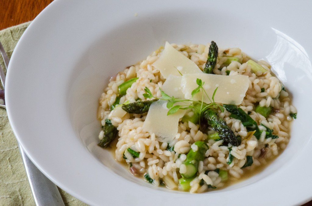 risotto plated fork cycling tours italy dolomites italiaoutdoors