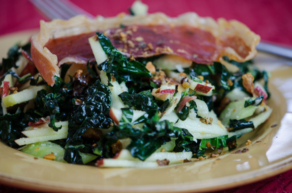 kale apple salad side private walking tours