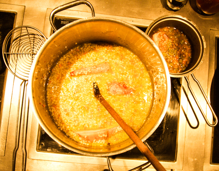 barley-soup-on-stove-dolomites-hiking-tours